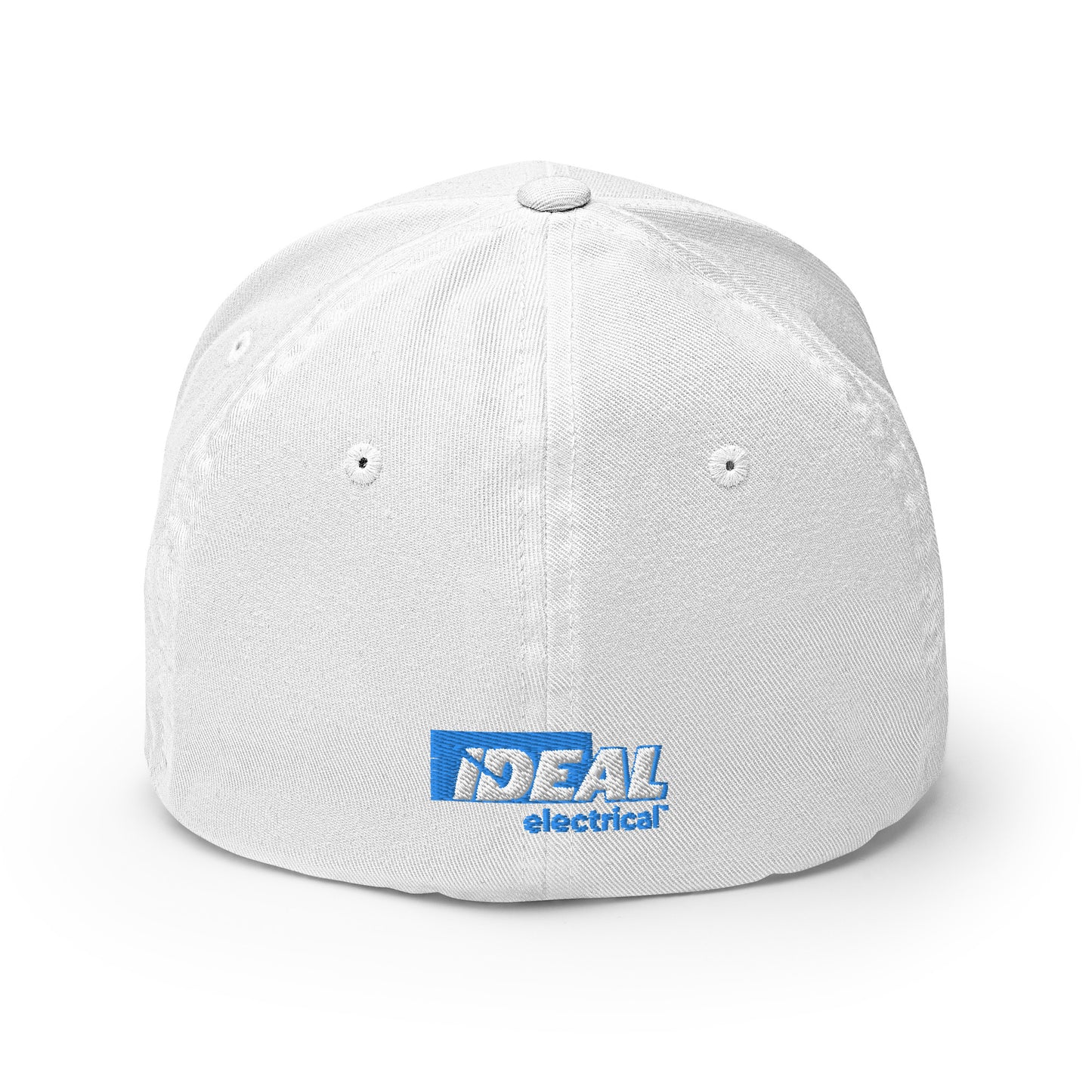 Gorra estructurada eléctrica IDEAL con marca azul bordada