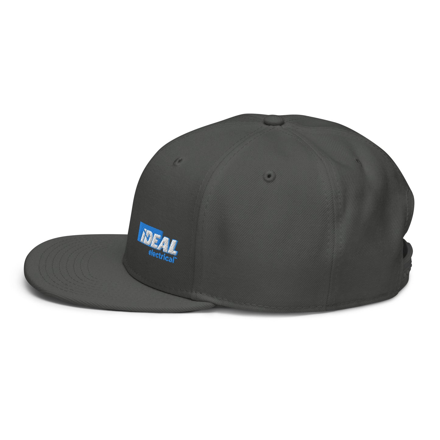 IDEAL Electrical Snapback Hat with Blue Logo