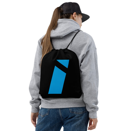 IDEAL Electrical Branded Drawstring Bag with Blue Brand Mark