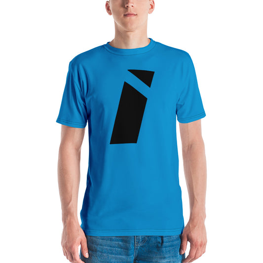 IDEAL Electrical Blue T-shirt with Black Brand Mark (Men)