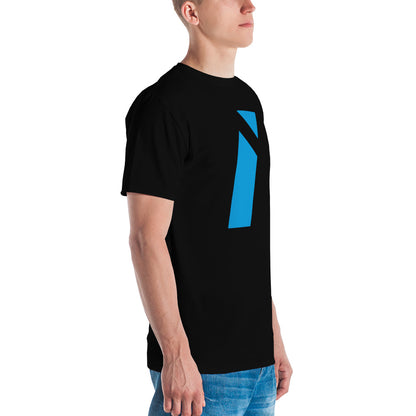 IDEAL Electrical Black T-Shirt with Blue Brand Mark (Men)