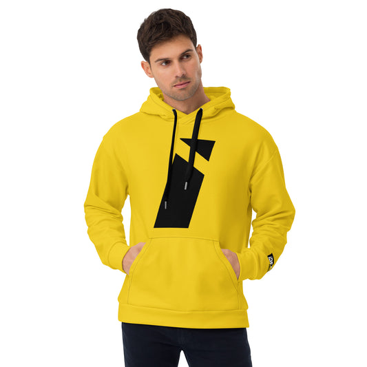 IDEAL Electrical Yellow Soft Hoodie with Black Brand Mark (Unisex)