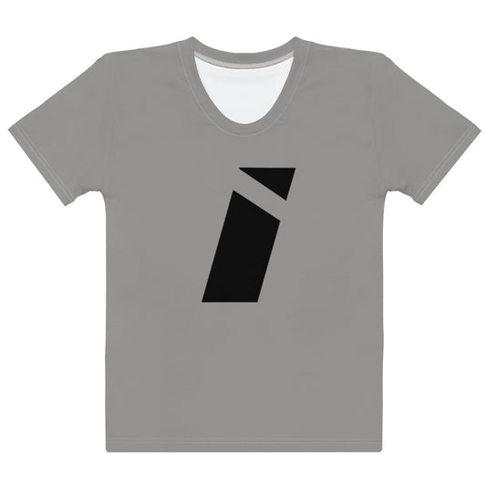 IDEAL Electrical Gray T-shirt with Black Brand Mark (Women)