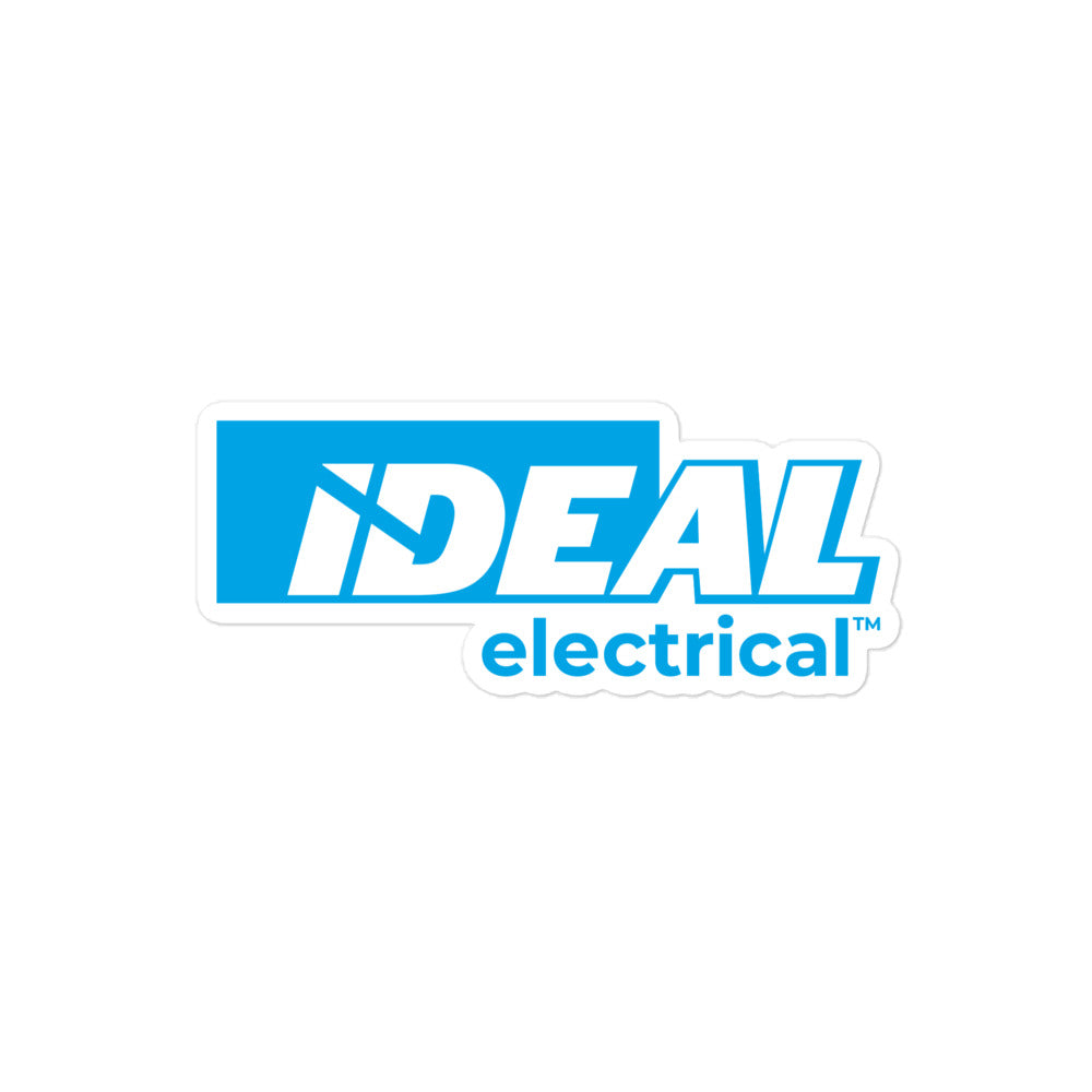 IDEAL Electrical Branded Sticker with Logo