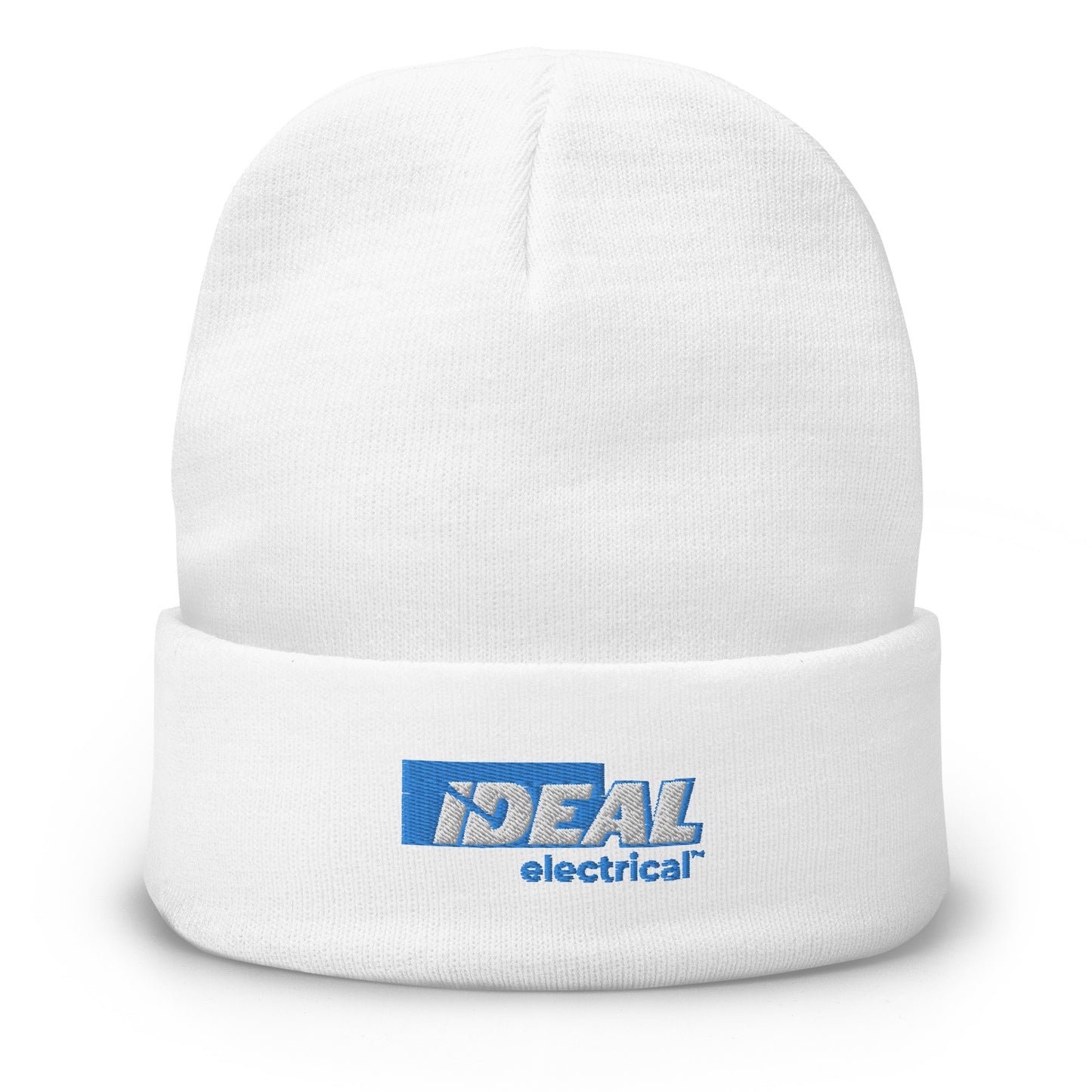 Gorro con logotipo bordado de la marca IDEAL Electrical