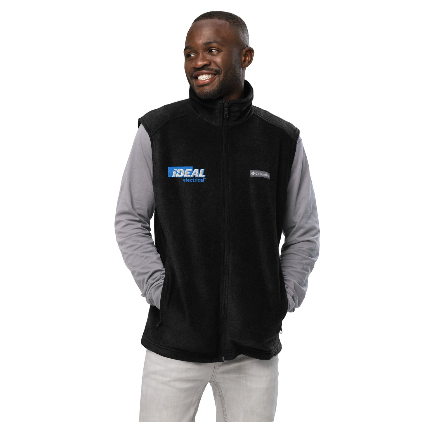 IDEAL Electrical Branded Columbia Fleece Vest with Logo (Men)