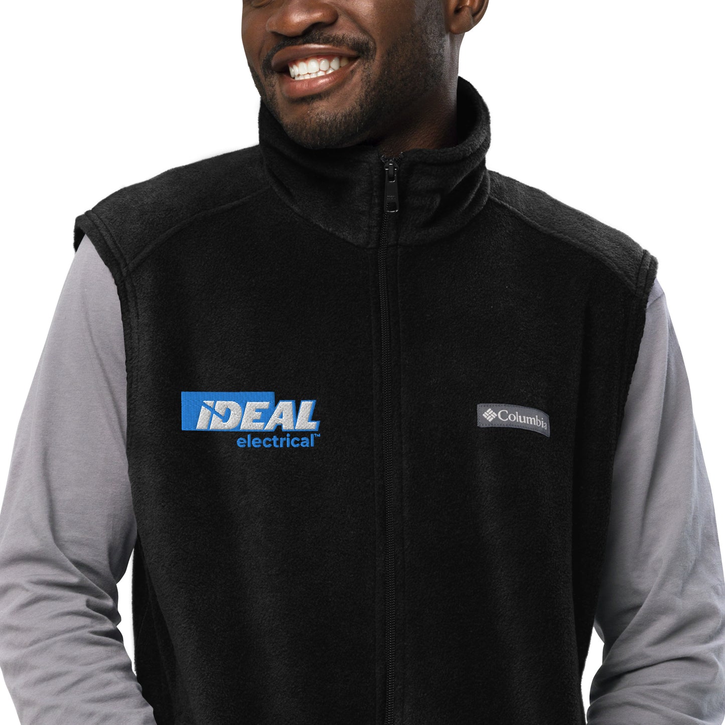 IDEAL Electrical Branded Columbia Fleece Vest with Logo (Men)