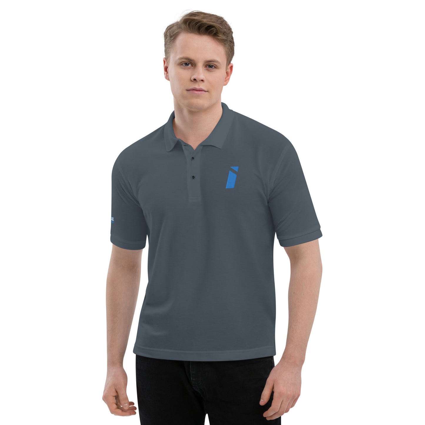 Polo eléctrico IDEAL con marca azul (unisex)