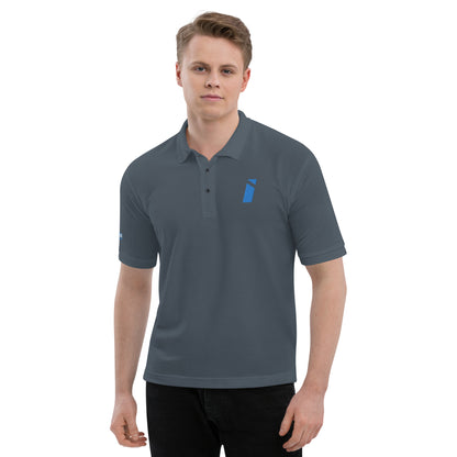 Polo eléctrico IDEAL con marca azul (unisex)