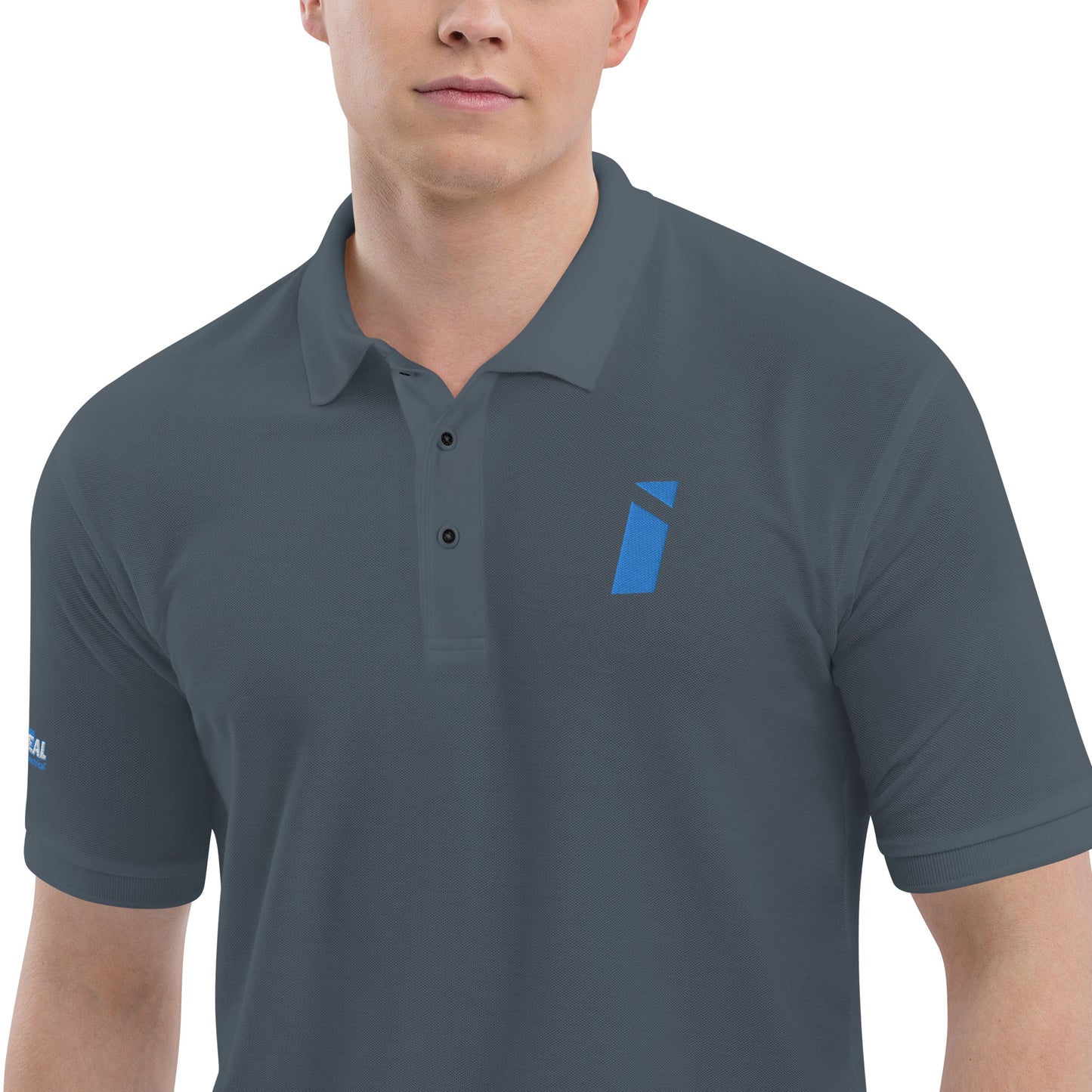 Polo eléctrico IDEAL con marca azul (unisex)