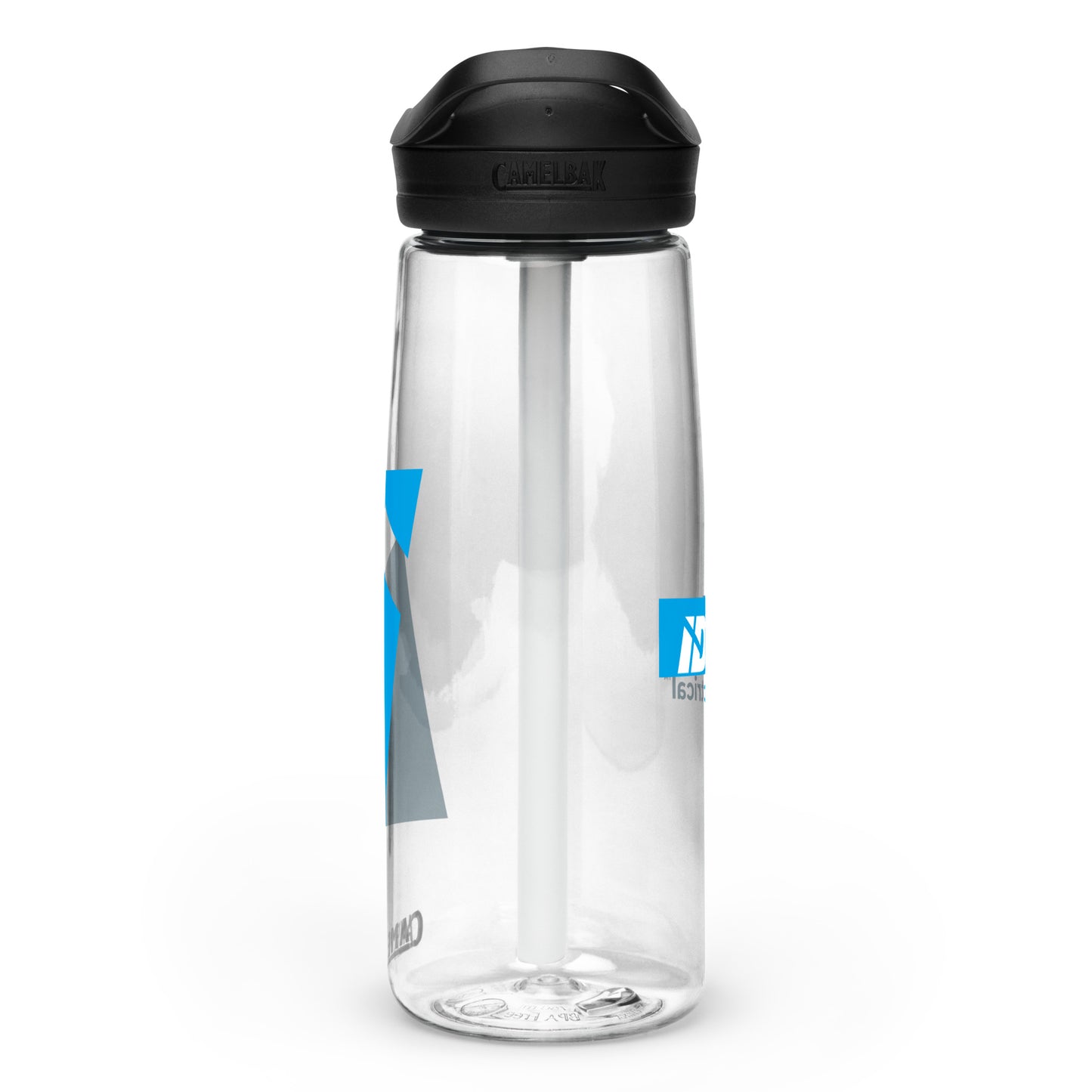 Botella de agua Camelbak con logotipo de la marca IDEAL Electrical