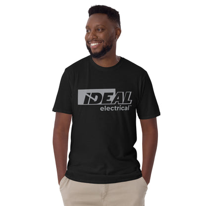 IDEAL Electrical Black T-Shirt with Grey Logo (Unisex)