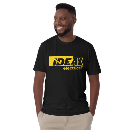 IDEAL Electrical Black T-Shirt with Yellow Logo (Unisex)