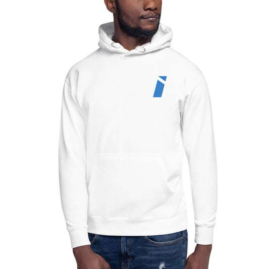IDEAL Electrical Embroidered Premium Hoodie with Blue Brand Mark (Unisex)