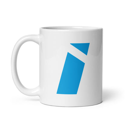 IDEAL Electrical Glossy Mug with Blue Brand Mark